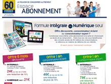 Tablet Screenshot of abo.60millions-mag.com
